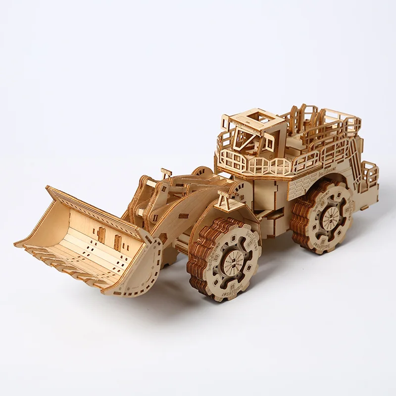 Quebra cabeça 3d de Madeira, Modelo de Veículo de Construção Articulado, Brinquedo Faça Você Mesmo, Novinho em Folha. MDUG