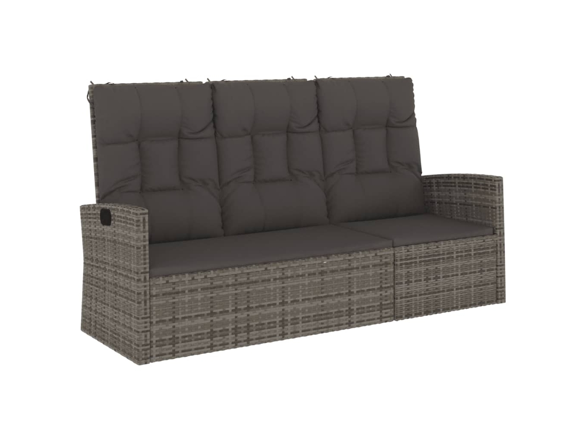 Garden Bench, Garden Benches Vidaxl Cinzeto Rattan / Vime (n/a)