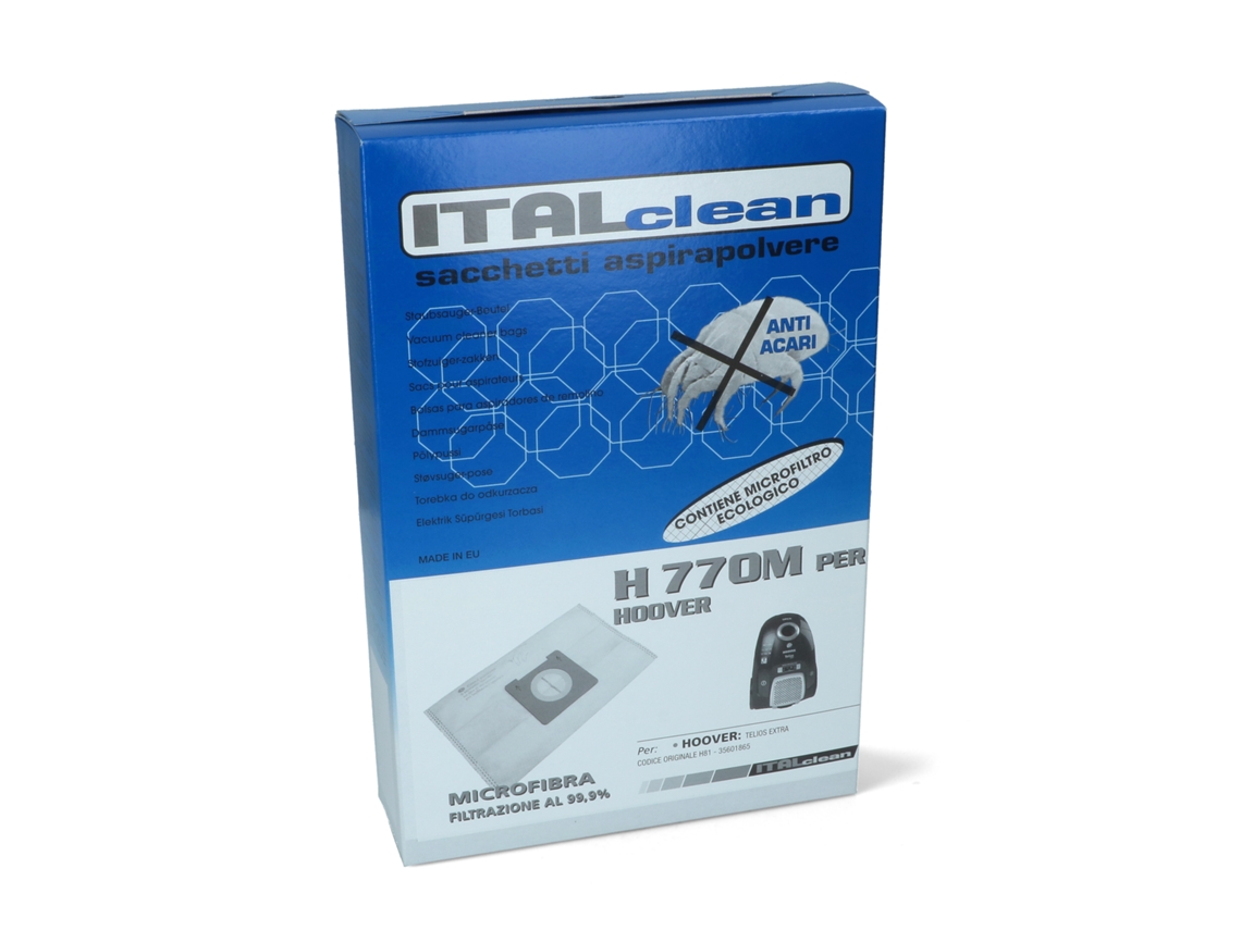 Saco de Microfibra Hoover Até Acabar o Stock para Aspirador H770m
