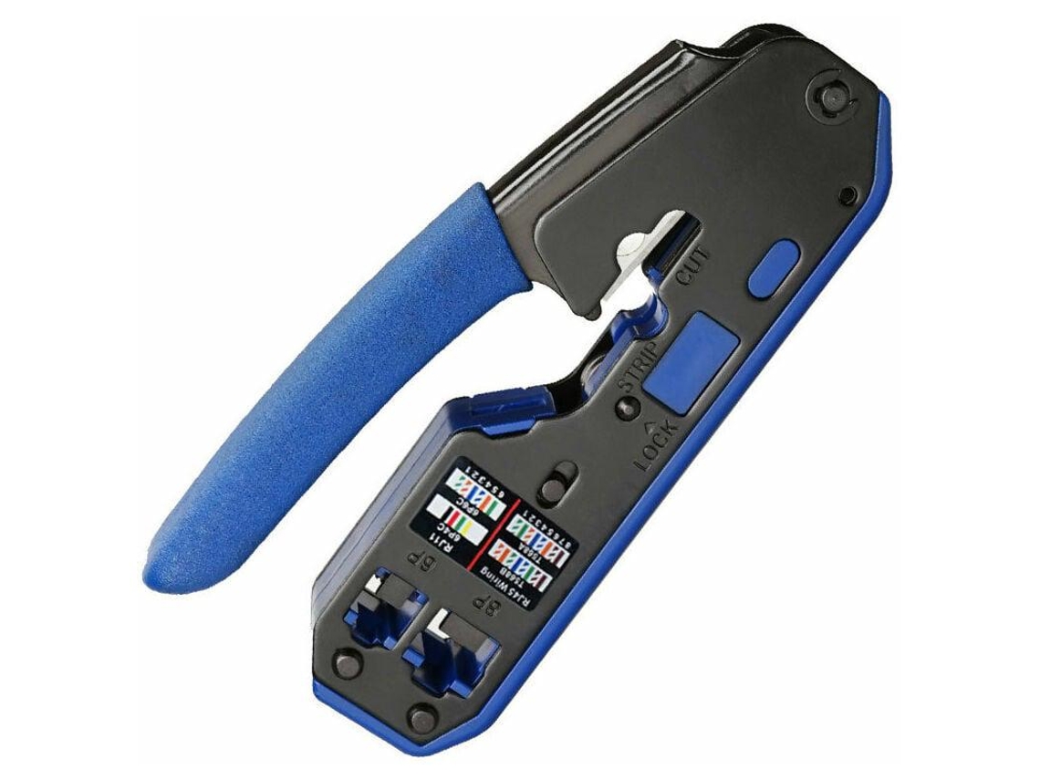 Ferramenta De Crimpagem Profissional Rj45 Cat 7 Com Plugue Rj45 Cat6 E Conector Rj45 Ehstmind