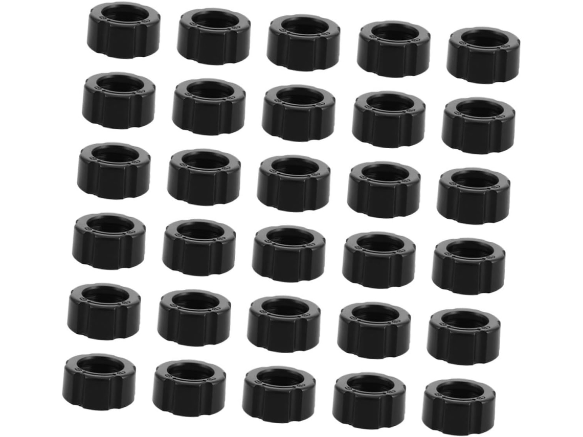 Conjunto De 30 Anéis De Fixação Com Porca Para Acessórios Automotivos