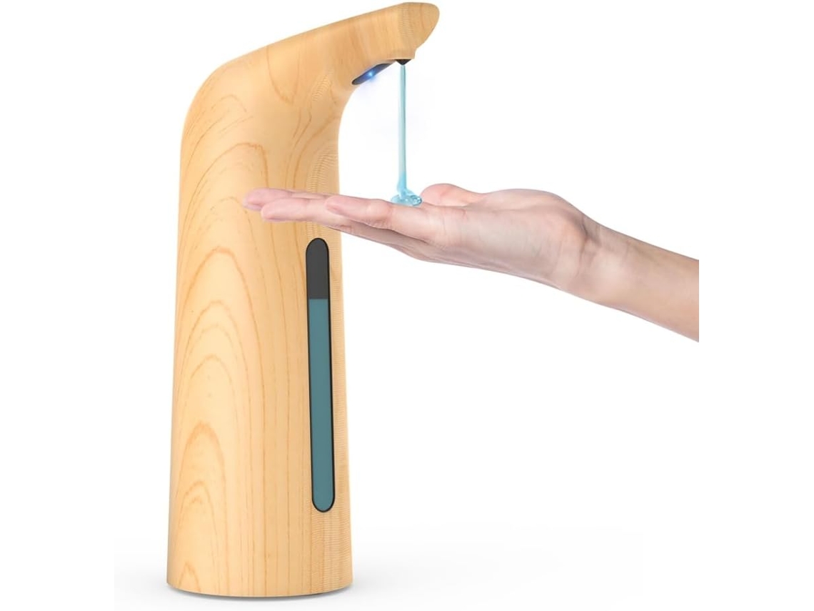 Dispensador Automático De Sabonete Líquido Com 4 Níveis Ajustáveis, Capacidade De 400ml, À Prova Dá Gokoco