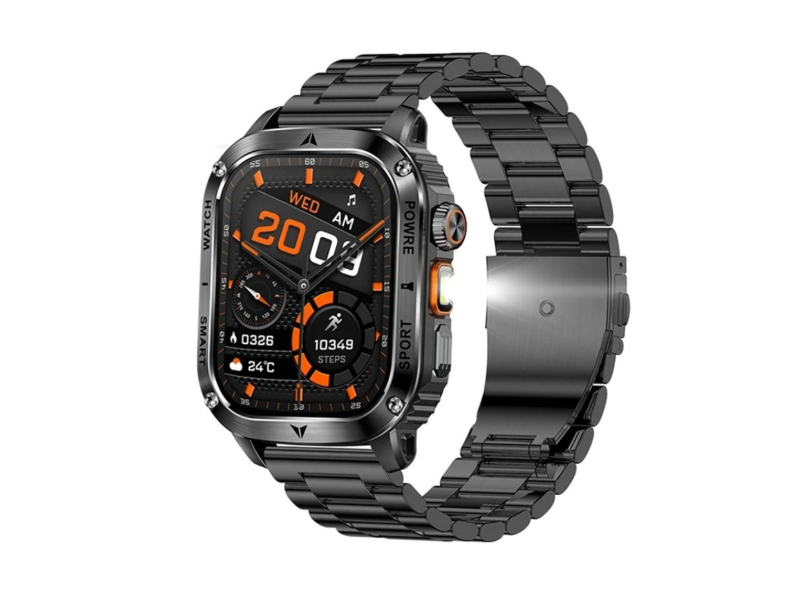Lanterna Smartwatch Ak80 400mah Bateria Grande Yizhood (preta)