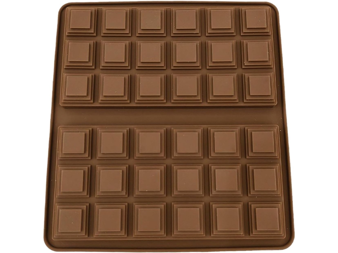 Formas Barras De Chocolate De Fácil Remoção, Antiaderentes E Reutilizáveis.