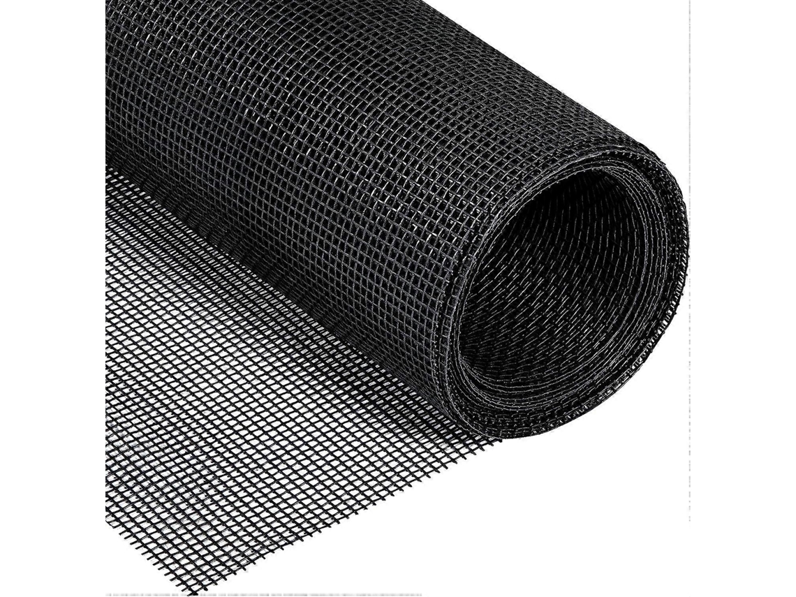 Omni-moustiquaire Pour Fenêtres 122x252cm Taille Ajustável Anti-insetos Anti-bocas Lumière Transmissibilité Alta Qualidade Preto