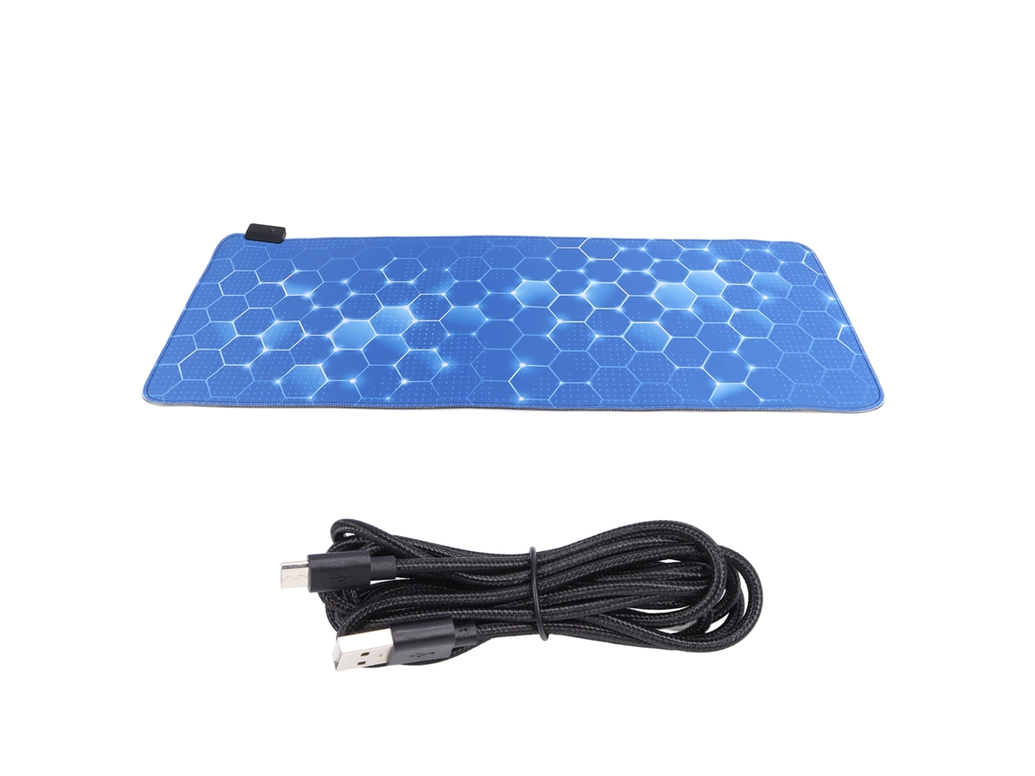 Mousepad Gamer Rgb Macio, Confortável E Ajustável Para Uso Em Casa, No Escritório, Com Pc E Laptop. Brilvibera