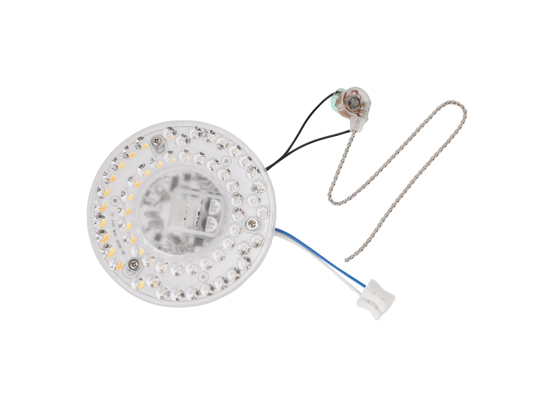 Lâmpada Led Para Ventilador De Teto 4,7 Polegadas 20w 2100lm Ajustável 5cct Com Cordão De Puxar Substituição