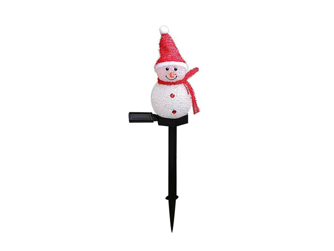 2026 luz de Boneco de Neve Solar para Jardim Exterior Natal Decoração