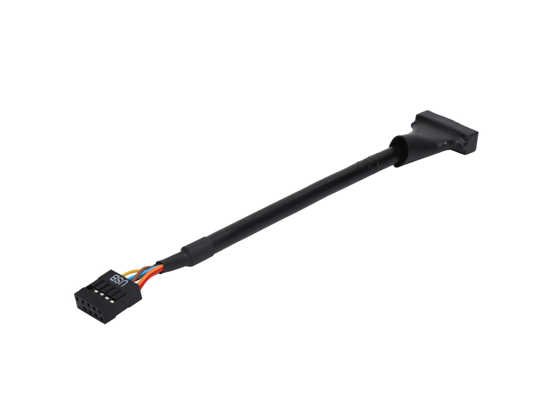 Cabo Adaptador Usb 3.0 20 Pinos Macho Para Usb 2.0 9 Pinos Fêmea Placa Mãe