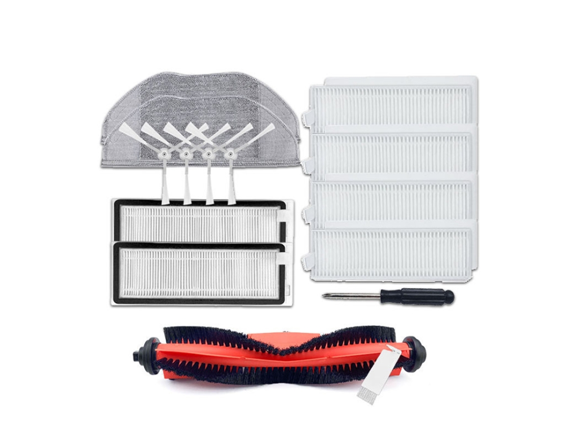 Para xiaomi mijia g1 hepa filtro escovas laterais principais mop pano pano para xiomi g1 mi mjstg1 robô aspirador de pó acessórios peças
