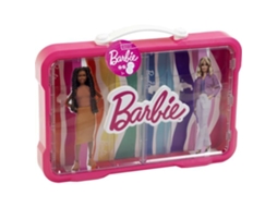 Malleta Vitrine Barbie Klein 5808 Para 6 Bonecas Com Fecho Luminoso A Partir De 3 Anos