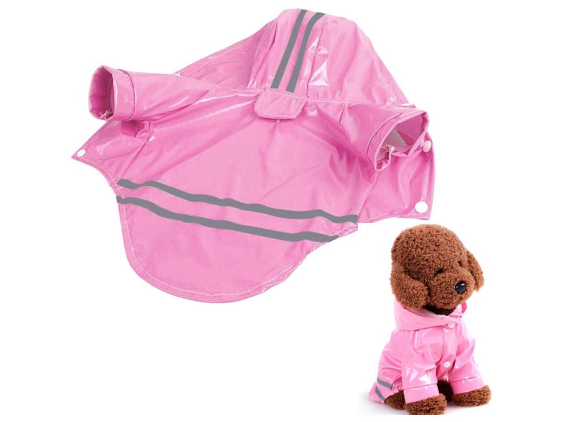 Capa De Chuva Canina, Refletora, Impermeável, Tamanho G