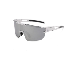 Óculos De Ciclismo Polarizados Para Bicicleta Óculos Esportivos Masculinos E Femininos À Prova De Vento Neblina E Uv Branco C17