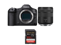 Eos R5 Mark Ii + Rf 85mm F/2 Macro Is Stm + 1 Sandisk 512gb Uhs ii 300mb/s + Ebook “20 Dicas para Fotos Que Impressionam” CANON