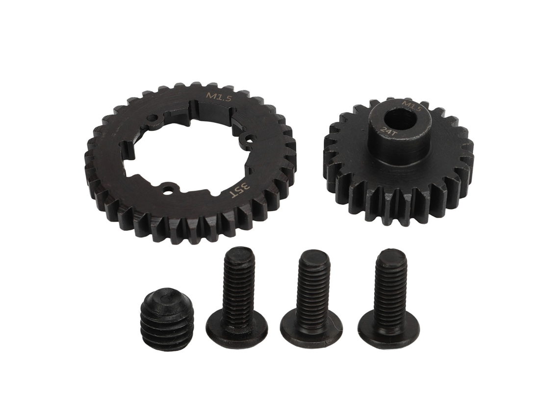 Mali conjunto de Engrenagens para Carro Rc Aço com Engrenagem Spur 35t para Traxxas 6s 8s 1/5 Acessórios 24t