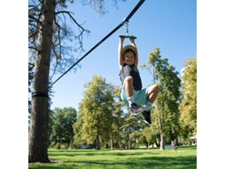 Zipline Roller Adventure Line 11m Brinquedos Para Atividades Ao Ar Livre Trelines