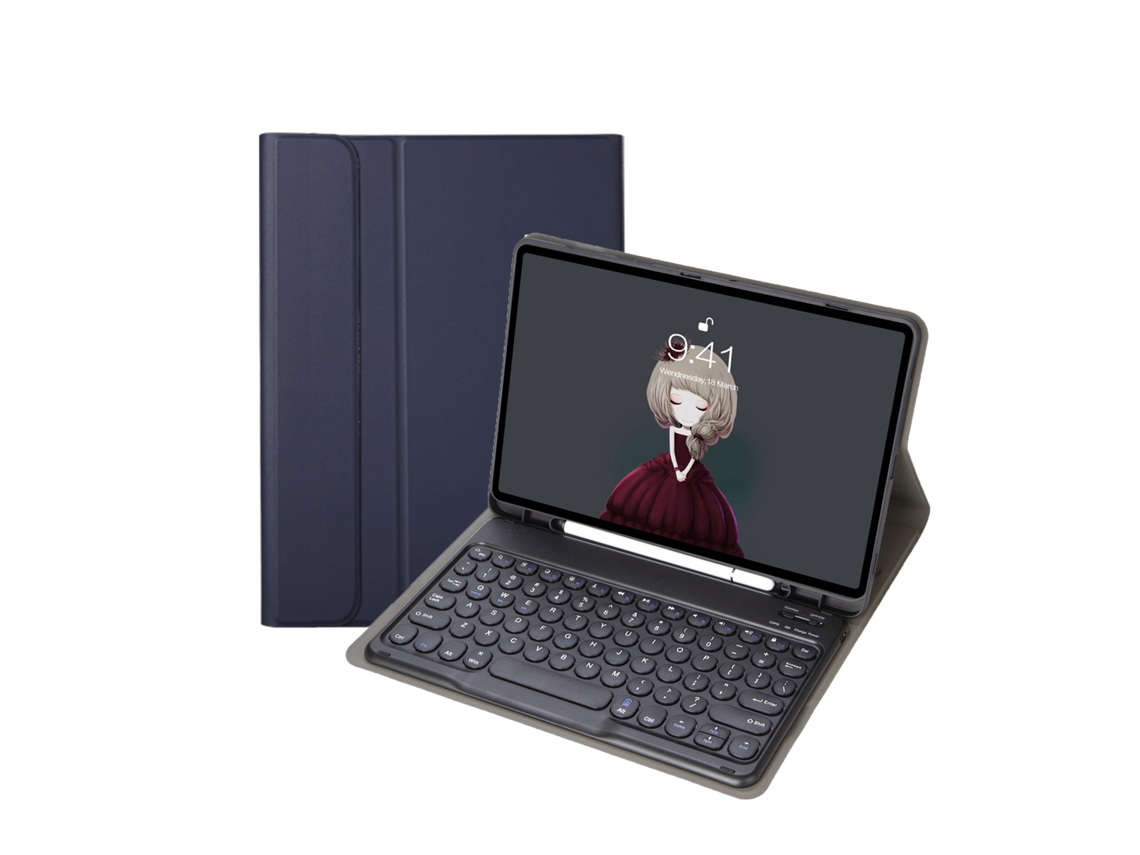Capa de Teclado Bluetooth para Ipad Air 2 XIAOMOYU com teclado destacável