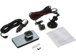 Câmera Tableau De Bord 1080p Fhd Dvr 4 Bolsas, Com Registro Em Boucle, Captador G, Monitor Estação, Vision