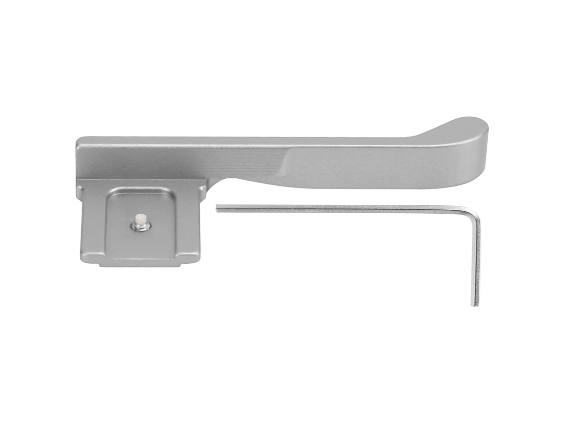 Camera Hot Shoe Thumbs Grips Aluminum Alloy Thumbs Rest Handle For Fujifilm X100vsilver LAXISCREED