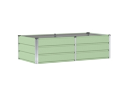 Vaso De Jardim Vidaxl Verde Aço (160 X 80 X 45 Cm)