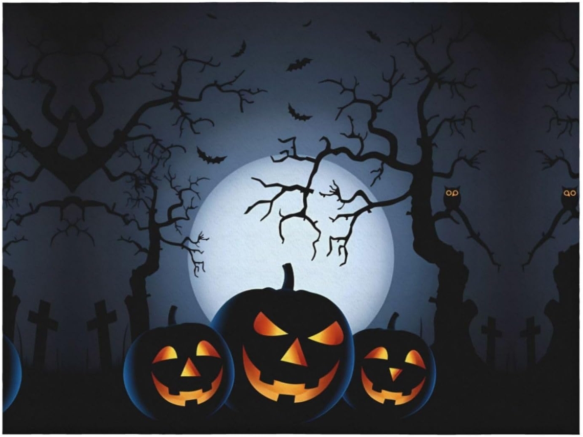 Manta de Flanela para Cama com Estampa Abóbora o Halloween Macia e Quentinha 101 6 X 76 2 Cm, Macio, Quente,