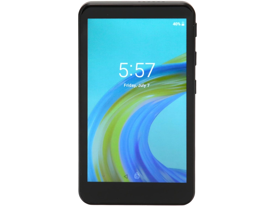 Reprodutor portátil de MP3/MP4 com rádio FM, Wi-Fi, reprodutor de música, gravador de voz, rádio, livro de música, para tela de 8,1" (64 GB)