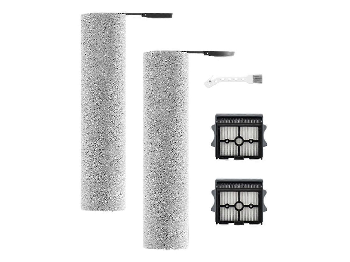Conjunto De 5 Peças: Escova De Rolo E Filtro Hepa Para Aspirador De Pó E Lavadora De Pisos Tineco Floor Combo/scientist M7/m5/m9_glo