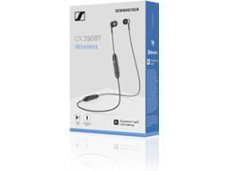 Auriculares Bluetooth SENNHEISER CX350 (In Ear - Microfone - Preto)