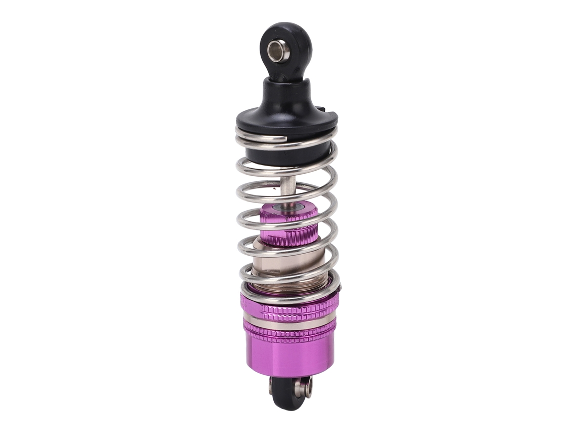 Amortecedor Traseiro De Liga De Alumínio Resistente Ao Desgaste Roxo 104072‑2105 Para Carro Rc Wltoys