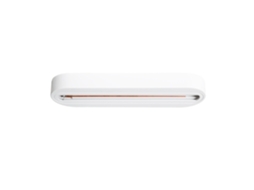 Kit De Superfície Oval Para Foco De Carril Monofásico Branco