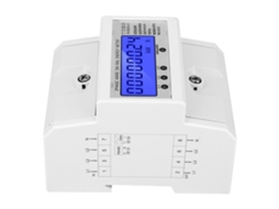 Laxiscreed Medidor De Consumo Trifásico Com 4 Fios, Display Lcd Retroiluminado E Comunicação Rs485