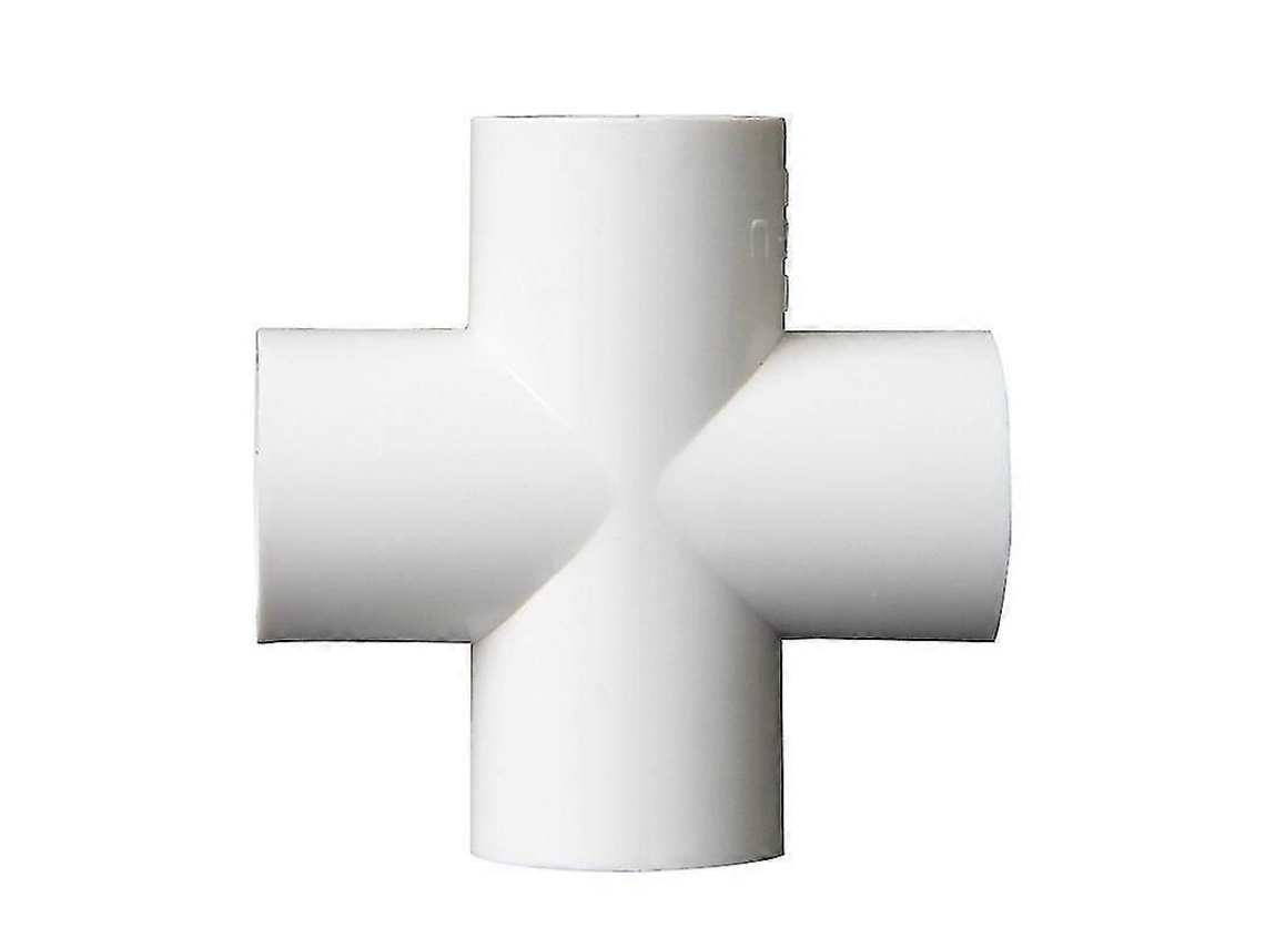 10 Conectores De Pvc De 4 Vias Para Construção Pesada