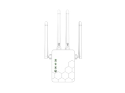 Amplificador de sinal Wi-Fi com quatro antenas, receptor Semi Fio, amplificador de sinal Wi-Fi configurável