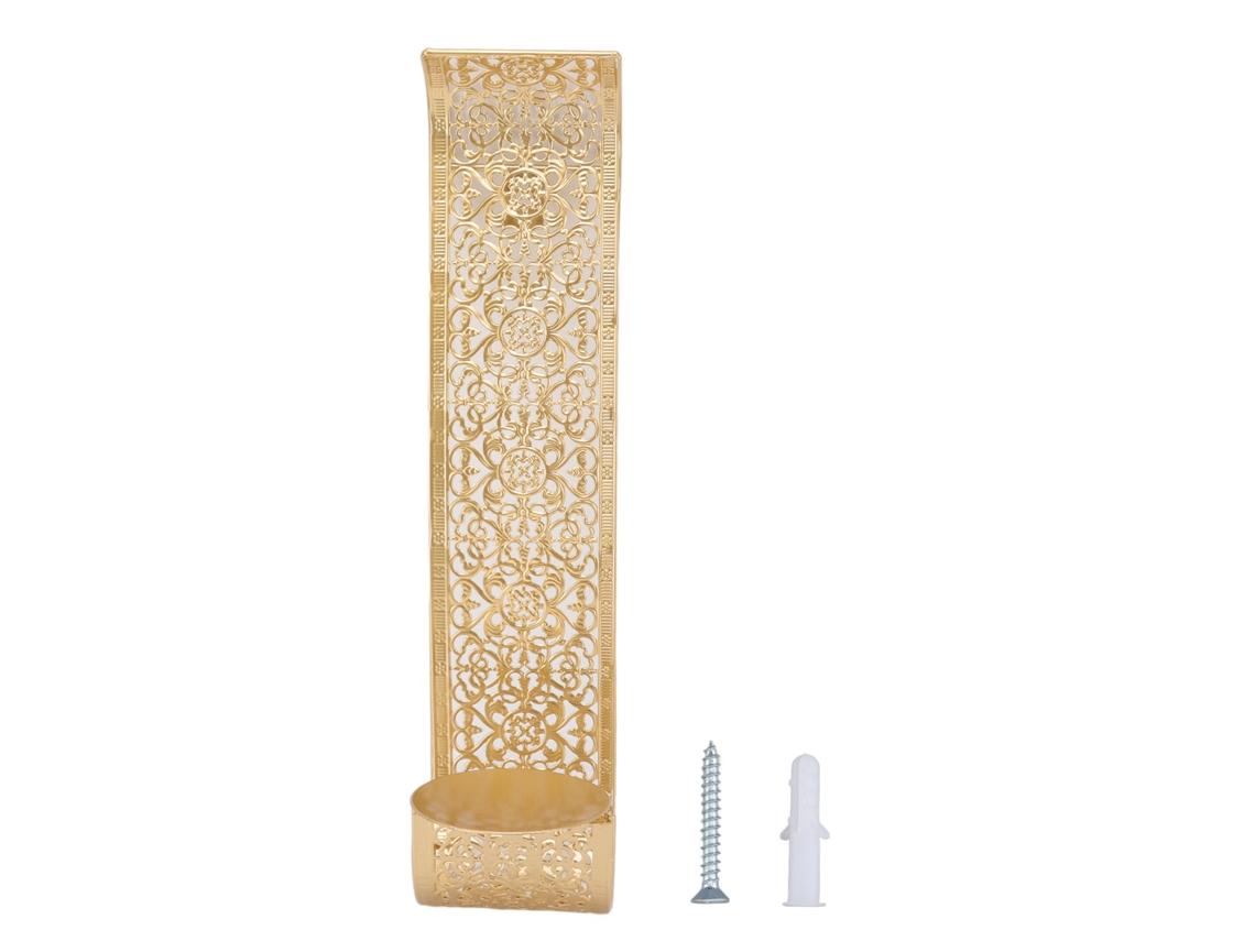 Suporte De Parede Para Velas Laxiscreed Dourado Para Decoração Com Elegância