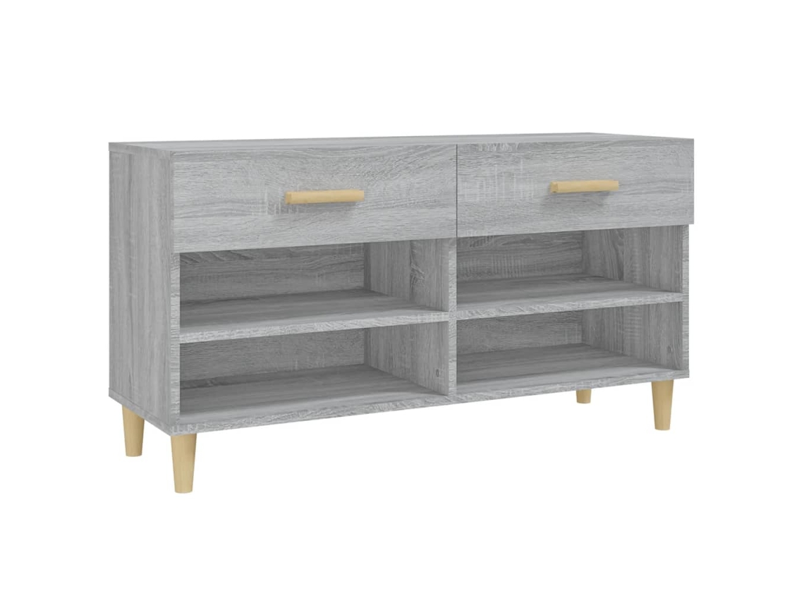 Sapateira MAISON EXCLUSIVE Madeira Derivados Sonoma Cinza 102x35x55 cm