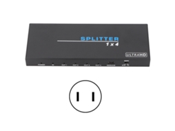 Aetheria divisor de Interface Multimídia Hd 1 para 4 4k 18gbps Alta Resolução Versão 2.0 Us Plug