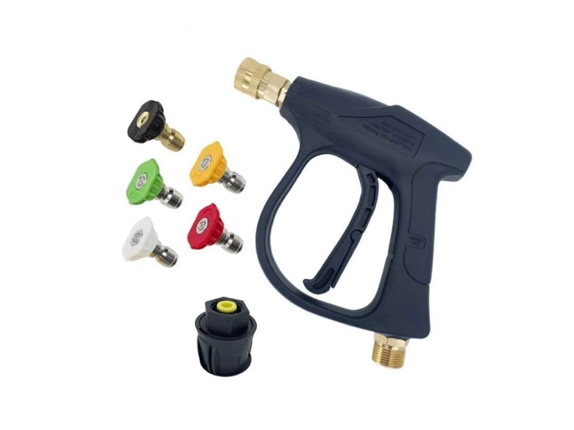Kit De Pistola Curta De Alta Pressão Para Lavagem De Carros,kit De Reservatório De Espuma,kit De Bicos,pistola De Água Doméstica Totalmente