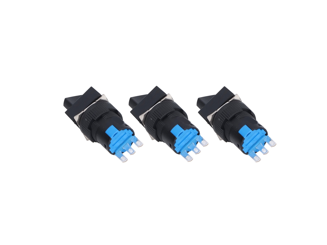 Conjunto De 25 Botões De Comando Rotativos Laxiscreed De 2 Posições, Bloqueio Automático, Diâmetro 16mm