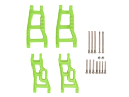 Kit De Braços De Suspensão Dianteira E Traseira Para Carros Rc 1/10 2wd Rustler Stampede Slash Verde
