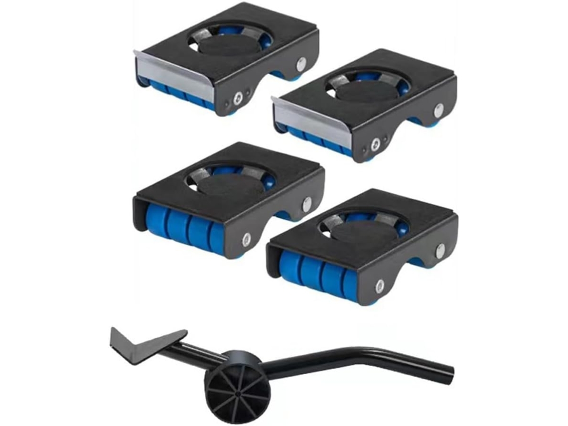 Kit De Ferramentas Movimentação Móveis Com Elevadores Robustos Em Aço Carbono Que Facilitam O Transporte Itens