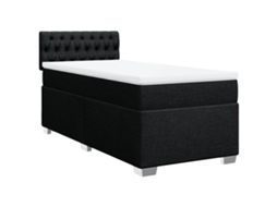 Box Spring Bed, Box Spring Beds Vidaxl Preto Tecido (100 X 200 Cm)