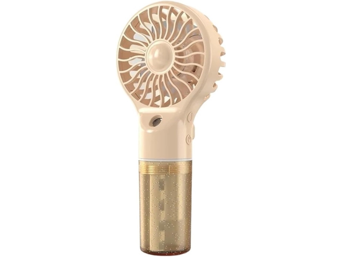 Ventilador de mesa USB com luz LED, climatizador, fácil de usar, verde, silencioso, S/MARCA