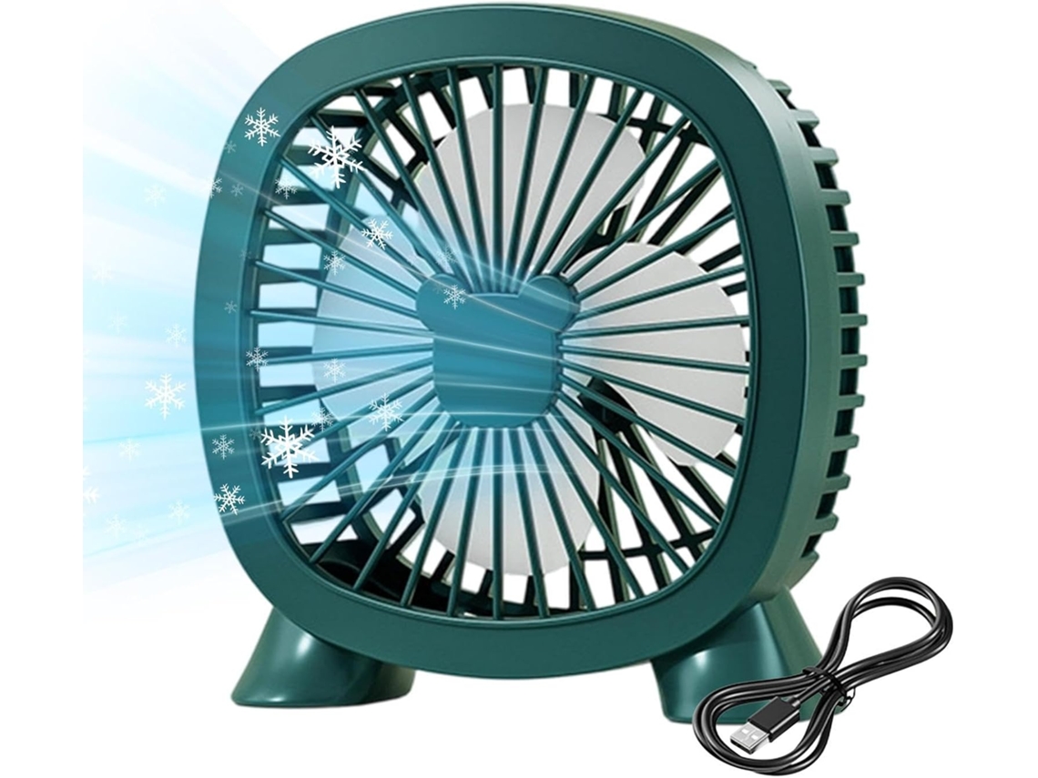 Ventilador De Mesa Pequeno, Vertical, Oscilante, Portátil, Circulador