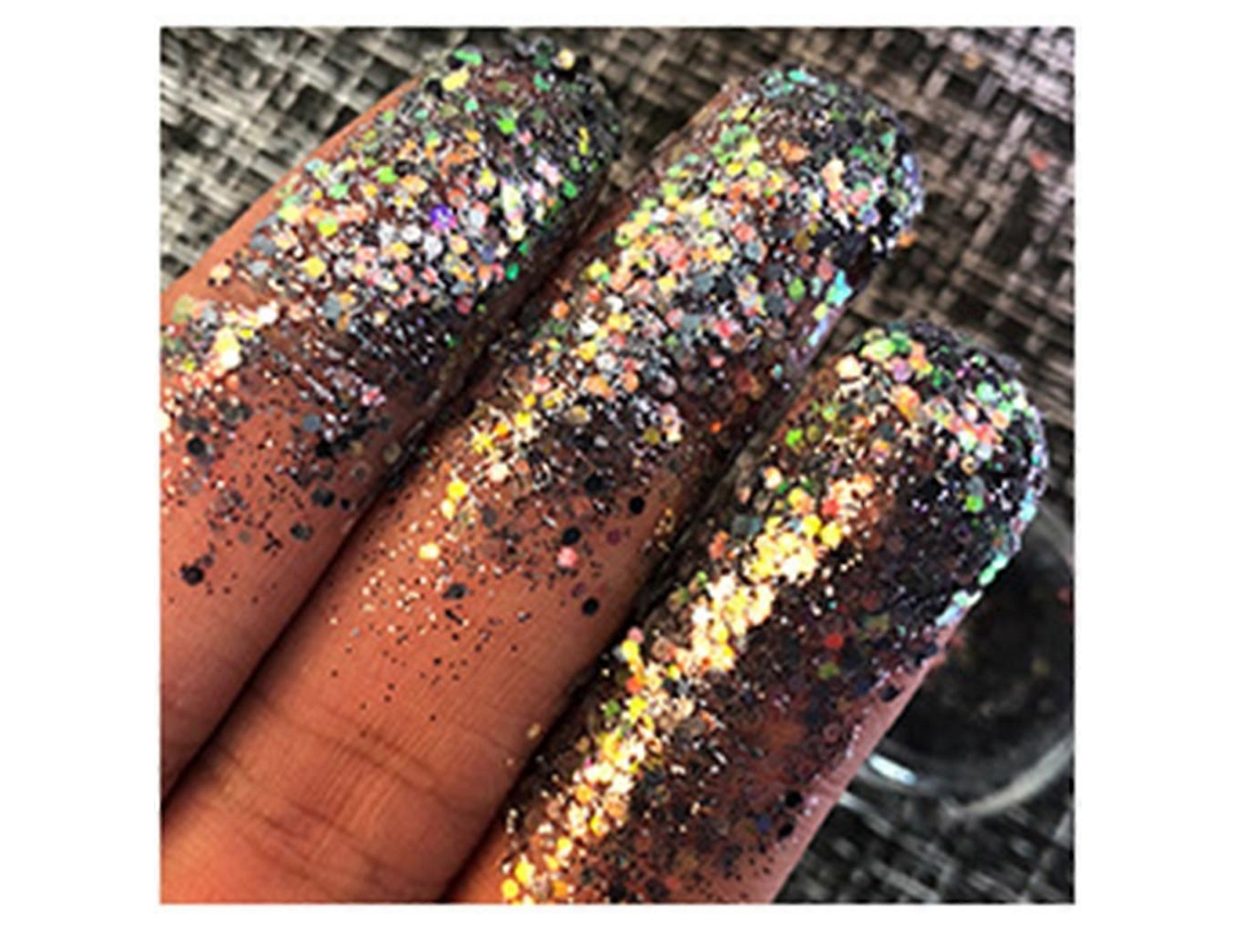 34 Cores De Sombra Brilhante Para Maquiagem, Arte Em Unhas, Pó Brilhante, Faça Você Mesmo, Cabelo, Festa, Rosto, Corpo, Decoração 10 Hengrongshen