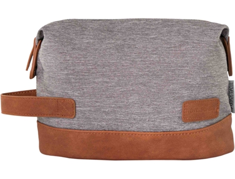 Bolsa De Maquiagem Travison Marrom Prática E Elegante