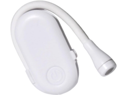 Mini Luminária De Leitura Led Recarregável Via Usb Sewroro, Com Clipe, 3 Temperaturas De Cor, Luz Branca, Compacta E
