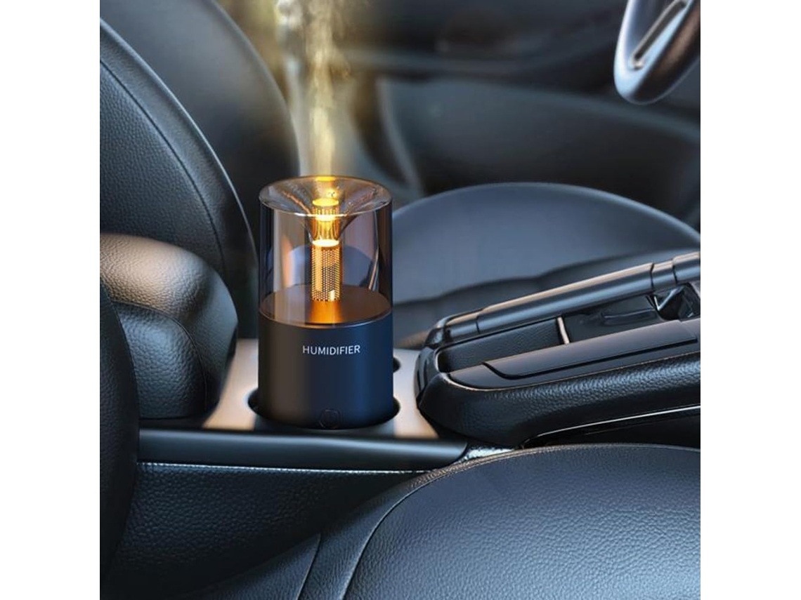Umidificador/nebulizador Elétrico, Máquina De Aromaterapia Usb Para Carro Com Óleos Essenciais.