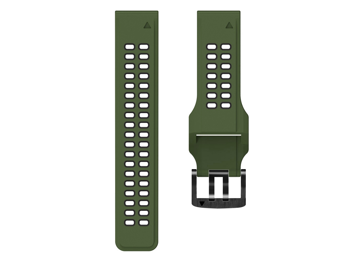 Pulseira de Silicone para Garmin Fenix 5/6/7/8 47mm, 22mm Verde SIURN