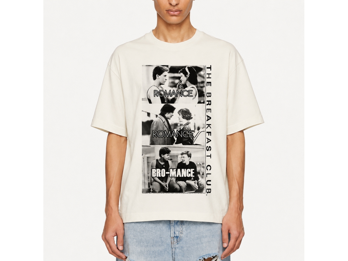 Rockinstone Breakfast Club Movie Bromance Solid Natural Adult T-shirt Size:xl