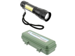Lanterna Led Com Zoom, Recarregável Via Usb, Ideal Para Caminhadas, Viagens, Aventuras E Acampamentos. Olysi Shop